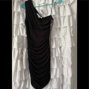 Max and Cleo size 4 one shoulder dress